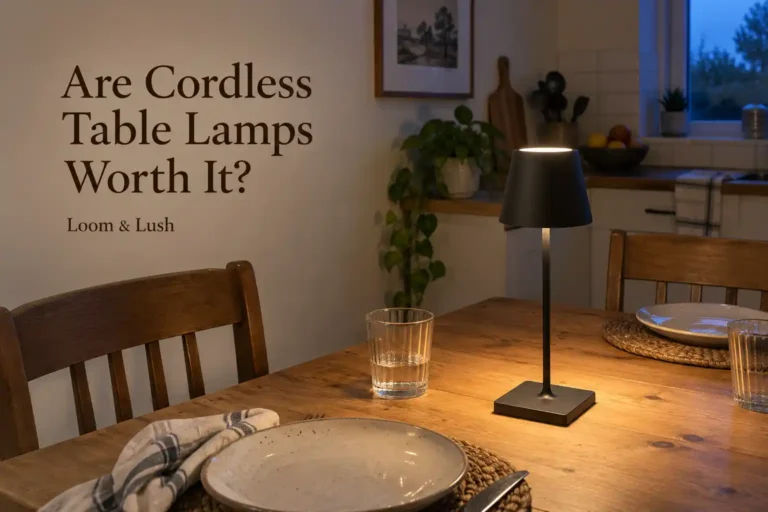 Are Cordless Table Lamps Worth It? What to Know Before Buying