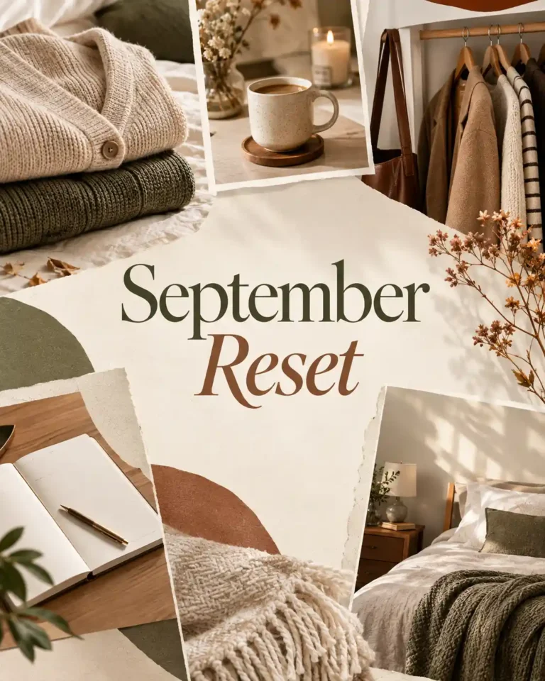 A Realistic September Reset for Your Home, Wardrobe & Routine